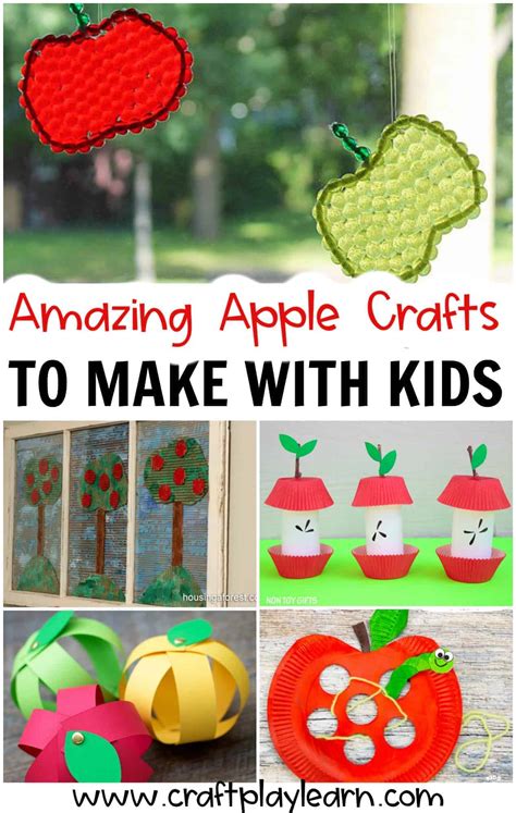 Easy Apple Crafts For Preschoolers - Craft Play Learn