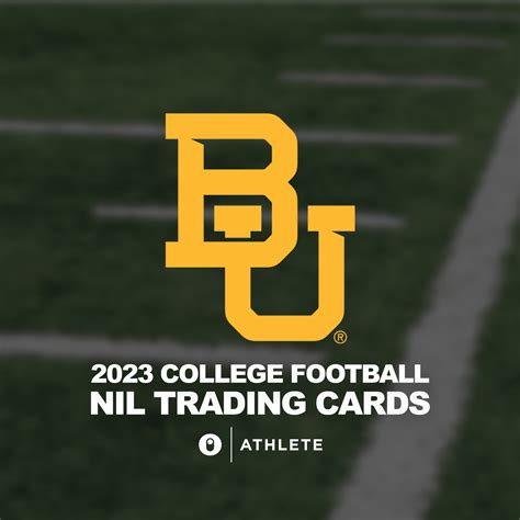 Baylor University® NIL Football - 2023 Whole-Team Trading Card Series – ONIT Athlete