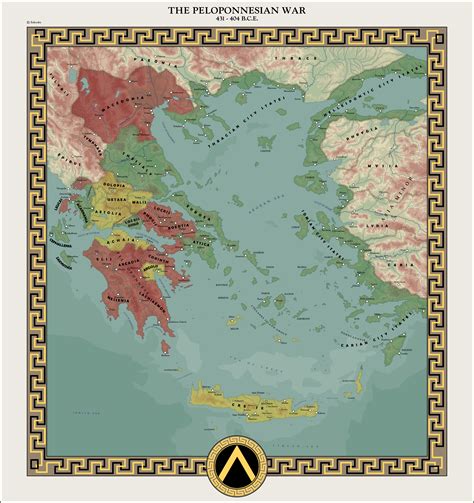 The Peloponnesian War [5701x6060] : r/MapPorn