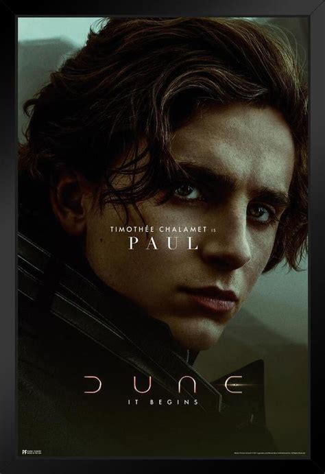 Dune Poster Timothee Chalamet Paul Atreides Photo Image Official Merchandise 2021 Movie Merch ...