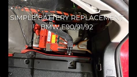 SIMPLE BATTERY REPLACEMENT | BMW | E90/91/92 | EASY DIY | INPA RESET | 10 MINUTE CAR BATTERY FIX ...