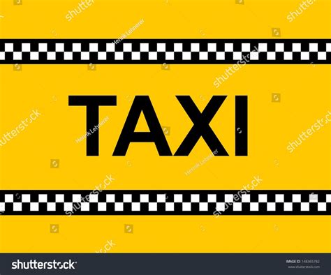 Background Yellow Taxi Cab Text Stock Illustration 148365782 - Shutterstock