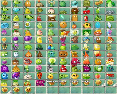 Image - All PvZ2 and PvZ Chinese Plant Seed Packets.png | Plants vs. Zombies Character Creator ...