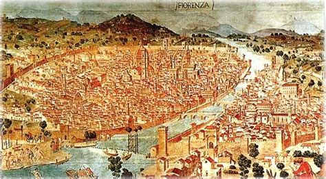 Map of Florence, Italy in 1500 | Map of florence italy, Medieval life ...