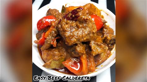 BEEF CALDERETA WITH COCONUT MILK/ KALDERETA BAKA SA GATA | HOW TO COOK - YouTube