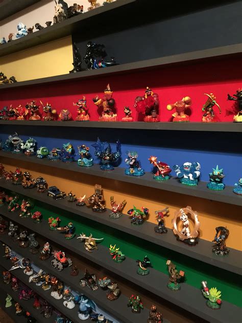 Skylanders Shelf Skylanders storage | Lego room, Amiibo display, Game room design