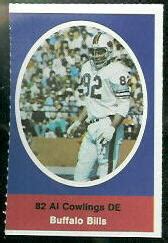 Al Cowlings - 1972 Sunoco Stamps #61 - Vintage Football Card Gallery