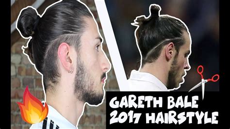 Gareth Bale Inspired HairStyle Tutorial / Modern ManBun 2017 - YouTube