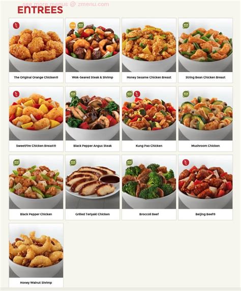 Online Menu of Panda Express Restaurant, Tehachapi, California, 93561 ...