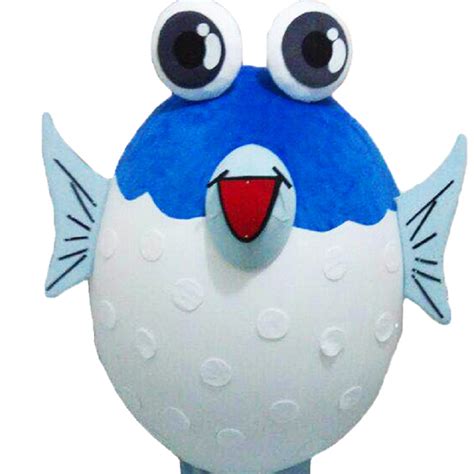 Puffer Fish Mascot Costumes Free Shipping