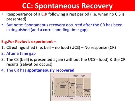 VCE U4 Psychology - Extinction and spontaneous recovery