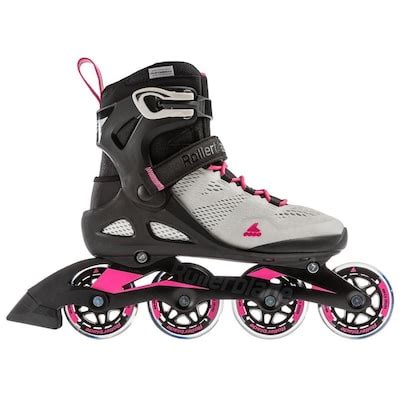 Rollerblade Macroblade 80 Women's Size 6 Lightweight Rollerblades, Gray/Pink at Lowes.com