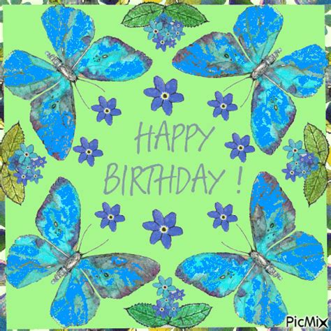 Butterfly Happy Birthday Gif Pictures, Photos, and Images for Facebook, Tumblr, Pinterest, and ...