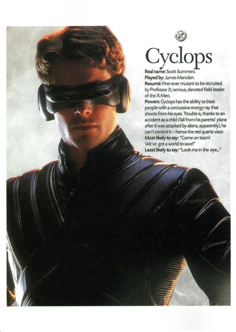 James Marsden in X-Men (2000) | British postcard by Memory C… | Flickr