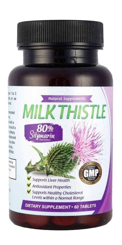 Milk Thistle Supplement Liver Detox and Cleanse #NaturalSupplements | Milk thistle liver detox ...