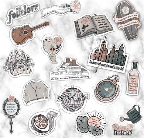 Taylor Inspired Folklore Quote Sticker Folklore Album Taylor Quote Stickers - Etsy UK | Taylor ...