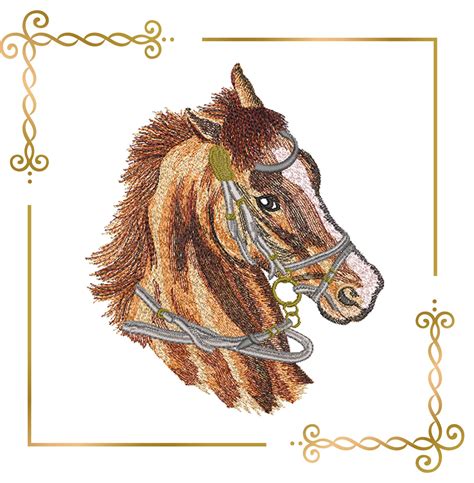 Head of a horse embroidery design | Etsy | Embroidery designs, Embroidery, Machine embroidery