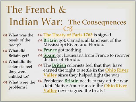 The French and Indian War