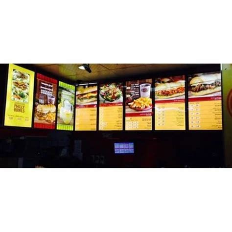 Aluminum LED Menu Board at Rs 850/square feet in New Delhi | ID: 19311474197