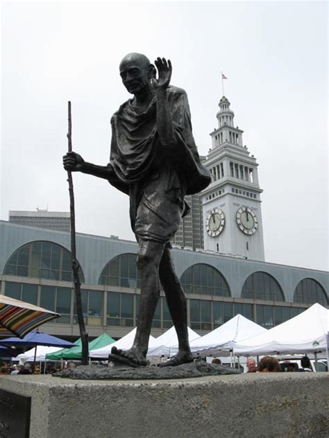 Gandhi Statue, Ferry Building, San Francisco, California