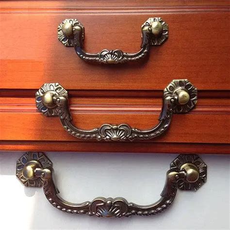 2.5'' 3.75'' 5'' Dresser Pull Drawer Pulls Handles Drop Pulls / Antique ...