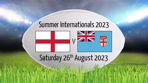 England v Fiji | Summer International | 26 Aug 2023