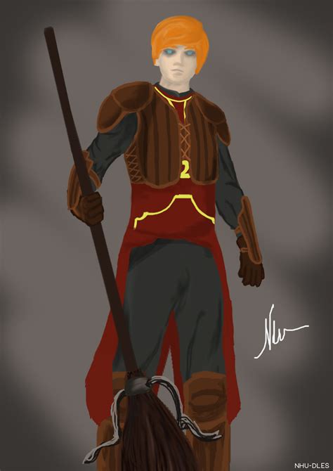 Quidditch Uniform - Ron Weasley by nhu-dles on DeviantArt