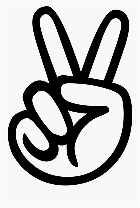 peace fingers clipart 10 free Cliparts | Download images on Clipground 2024