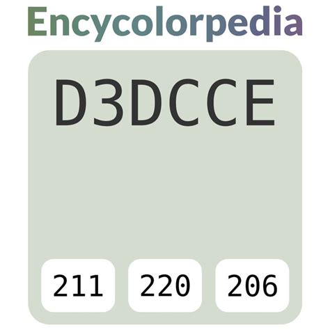 Taubmans Morning Fog / T10 53J-1 / #d3dcce Hex Color Code, RGB and ...