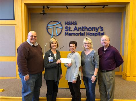 HSHS ST ANTHONY'S MEMORIAL HOSPITAL DONATES TO UNITED WAY OF EFFINGHAM ...