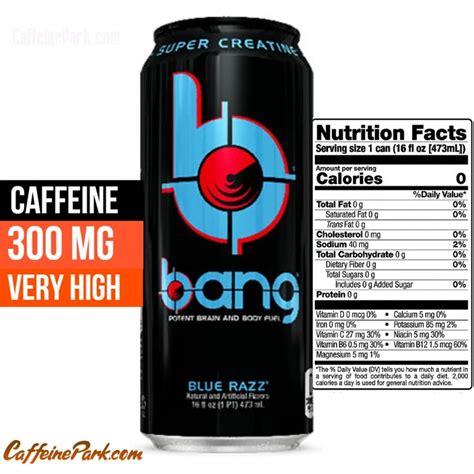 How much caffeine is in Bang Energy? in 2022 | Energy drinks, Caffeine, Energy