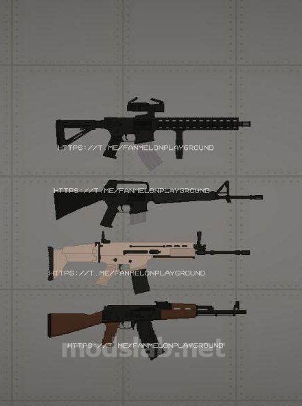 Download Weapons pack for Melon Playground