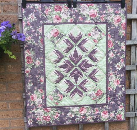 Quilted Wall Hanging. Paper Pieced Wall Hanging. Modern. - Etsy UK ...