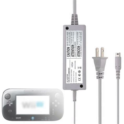 Wii U Gamepad Charger, AC Power Adapter Charger for Nintendo Wii U Gamepad Remote Controller ...