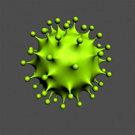 Abstract coronavirus - animation 3D model - TurboSquid 1543973