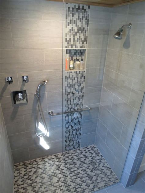 40 grey mosaic bathroom wall tiles ideas and pictures 2022