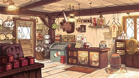 Gravity Falls Mystery Shack Details Set | Apartment Therapy