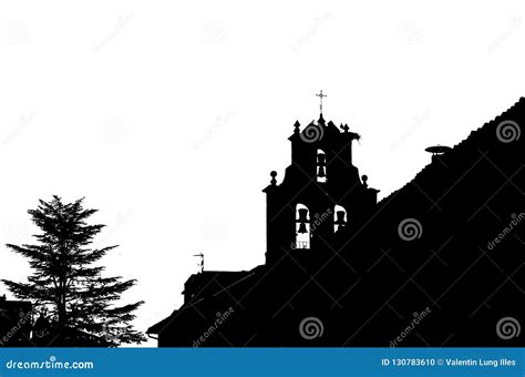 1,466 Black White Silhouette Church Photos - Free & Royalty-Free Stock ...