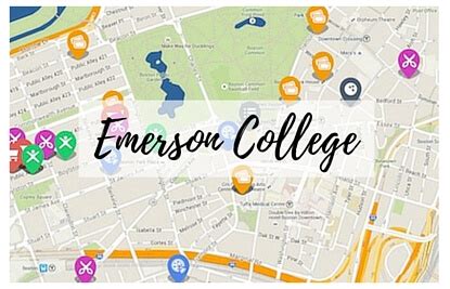 Emerson College Campus Map – Map Vector