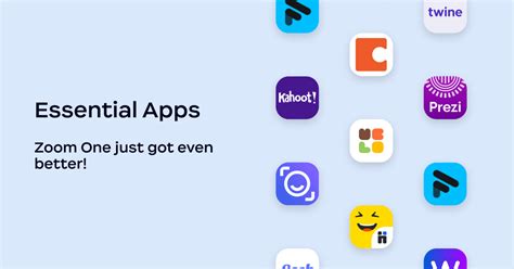 Zoom Essential Apps | Zoom