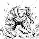 Iron Man Mark 85 Coloring Pages  Free & Printable sketch template