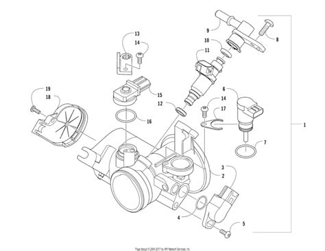 Throttle Body Assembly for 2014 Arctic Cat PROWLER/ HDX PROWLER | General sales region, Red ...