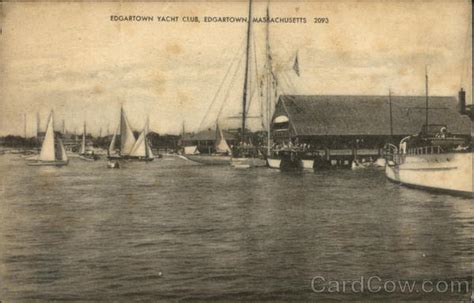 Edgartown Yacht Club Massachusetts Postcard