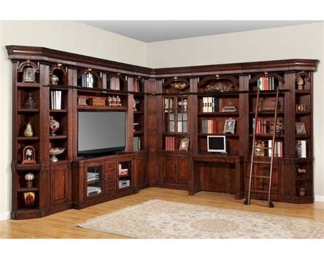 15 Ideas of Home Library Wall Units