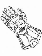 Infinity Gauntlet coloring Pages sketch template
