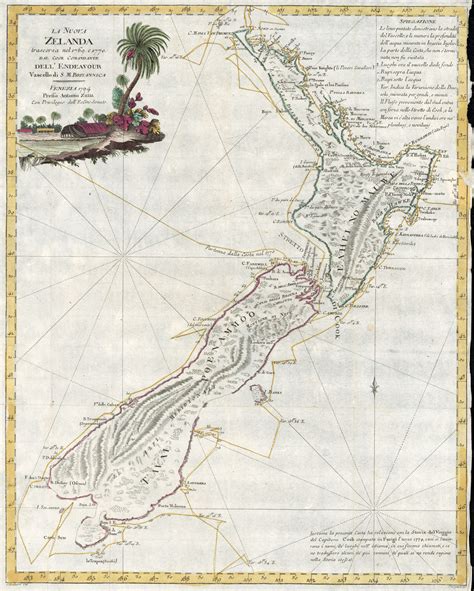 1794 map of New Zealand showing track of James Cook | Map of new zealand, Old maps, Australia map