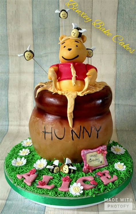 Hunny pot winnie the pooh cake made by Binxey Bake Cakes | Pot cakes ...