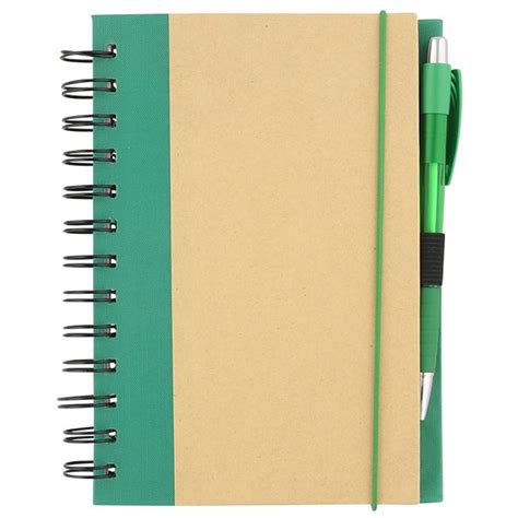 Eco Spiral Notebook With Pen | Totally Promotional