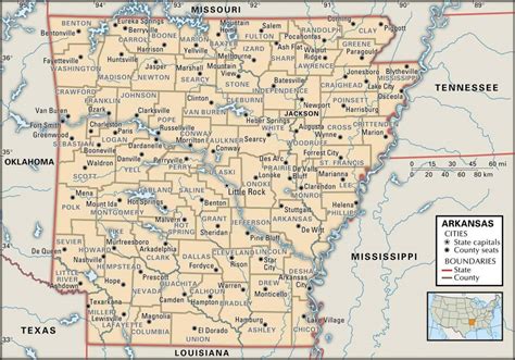 State And County Maps Of Arkansas – Arkansas Road Map Printable ...