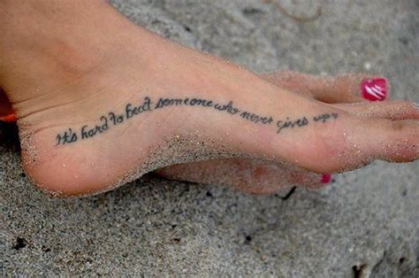 I LOVE this | Foot tattoos, Foot tattoo quotes, Foot tattoos for women